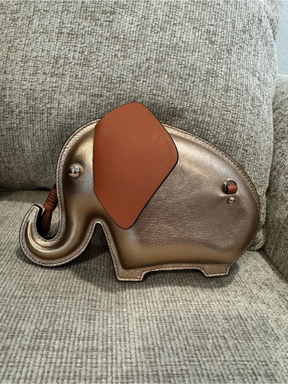 Kate Spade Gold Mini Elephant Purse